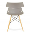 Chaise design gris en plastique Nautical