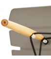 Chaise design gris en plastique Nautical