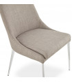 Chaise design gris en tissu Avery