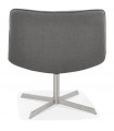 Chaise design gris foncé en tissu Arlow