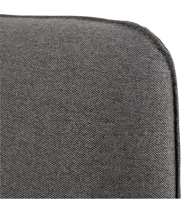 Chaise design gris foncé en tissu Arlow