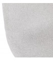 Chaise design gris clair en tissu Kingston