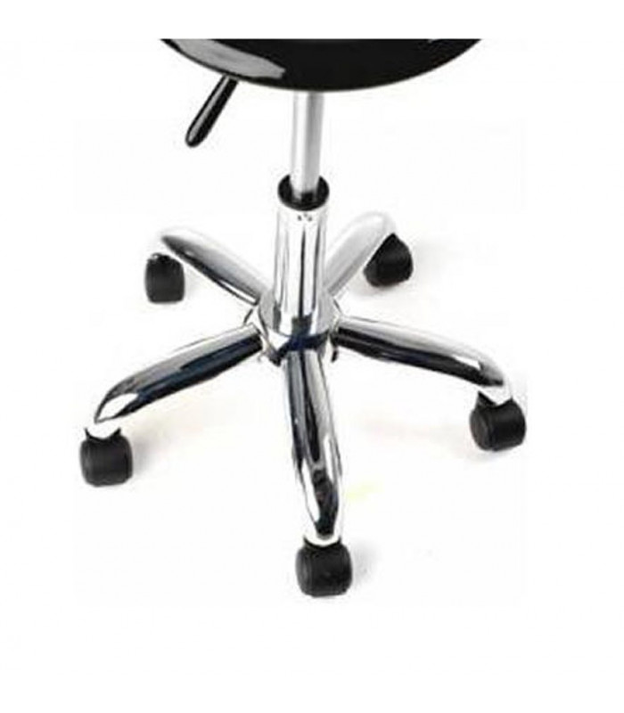 tabouret bas noir en plastique Alda