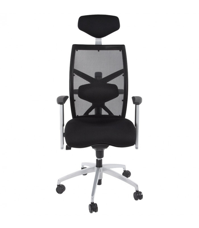fauteuil de bureau noir en tissu Ice