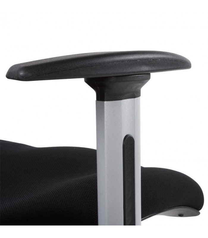 fauteuil de bureau noir en tissu Ice