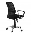 fauteuil de bureau noir en tissu Easton