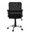 fauteuil de bureau noir en tissu Easton