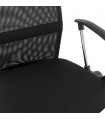 fauteuil de bureau noir en tissu Easton