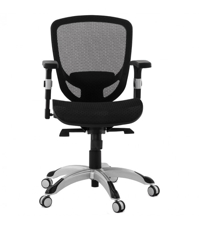 fauteuil de bureau noir en tissu Fargo