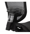 fauteuil de bureau noir en tissu Fargo