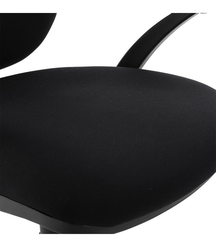 fauteuil de bureau noir en tissu Amphi