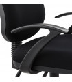 fauteuil de bureau noir en tissu Amphi