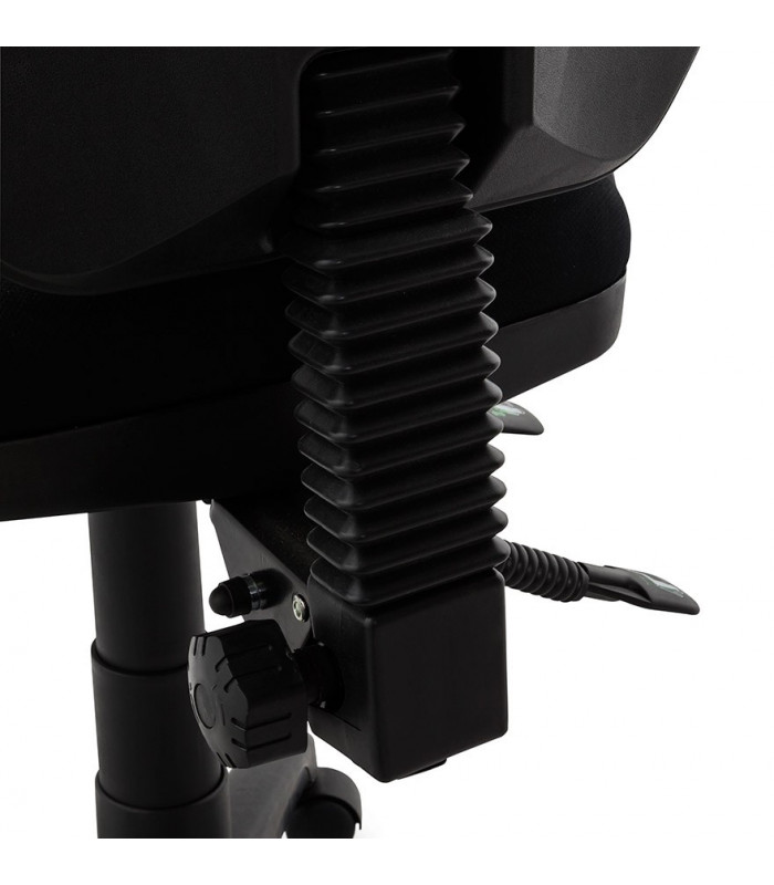 fauteuil de bureau noir en tissu Amphi