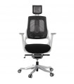 fauteuil de bureau noir en tissu Marlena