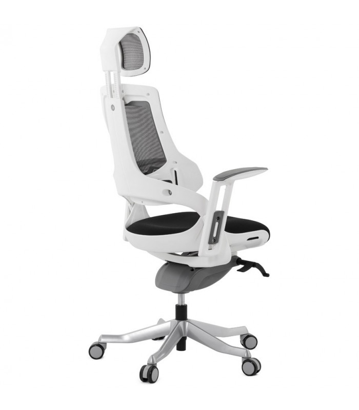 fauteuil de bureau noir en tissu Marlena
