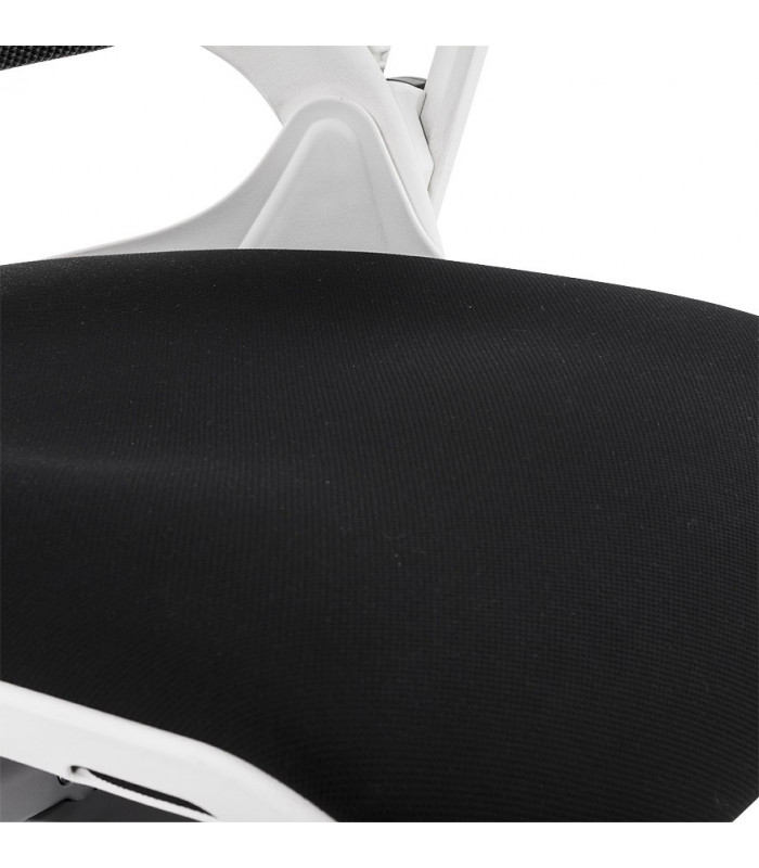 fauteuil de bureau noir en tissu Marlena