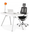 fauteuil de bureau noir en tissu Marlena