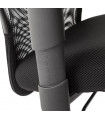 Fauteuil de bureau noir en tissu Mornington