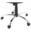 Fauteuil de bureau noir en tissu Mornington