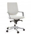 Fauteuil de bureau gris en tissu Agate