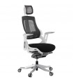fauteuil de bureau noir en tissu Marlena