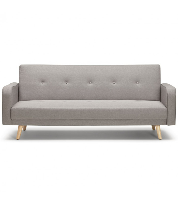 Canapé design gris clair en tissu Haughton