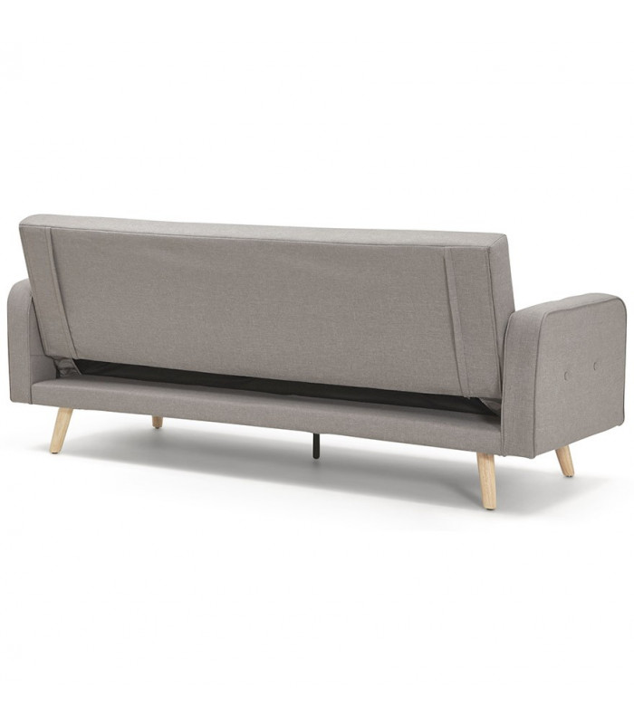 Canapé design gris clair en tissu Haughton