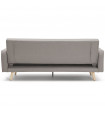 Canapé design gris clair en tissu Haughton