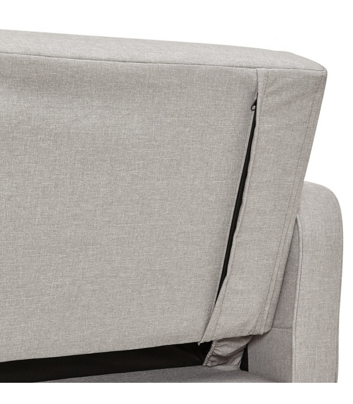 Canapé design gris clair en tissu Haughton