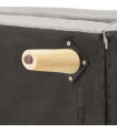 Canapé design gris clair en tissu Haughton