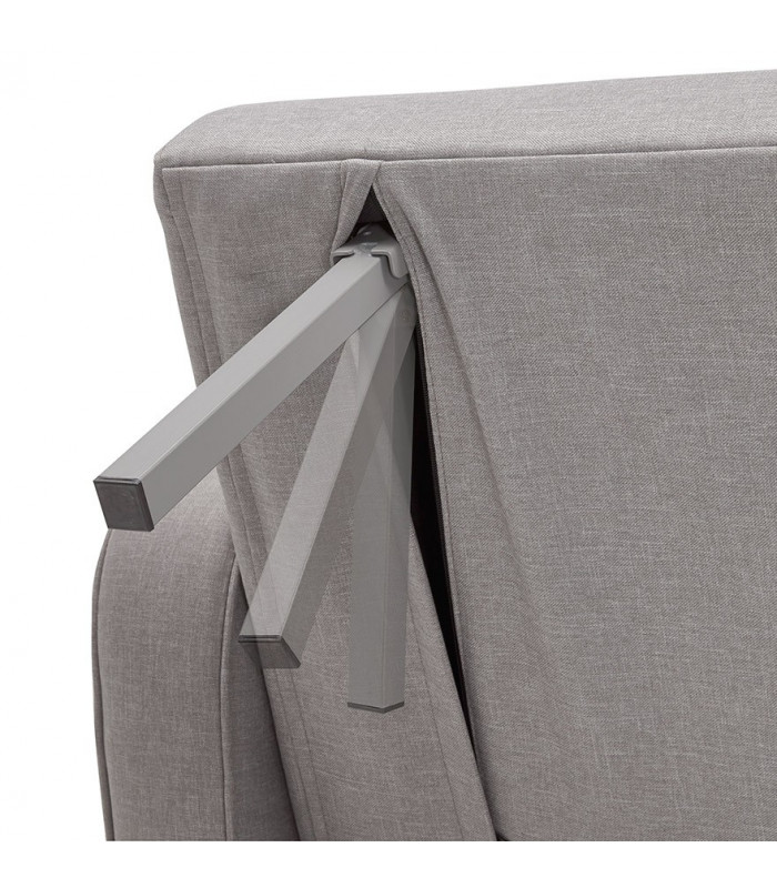 Canapé design gris clair en tissu Haughton