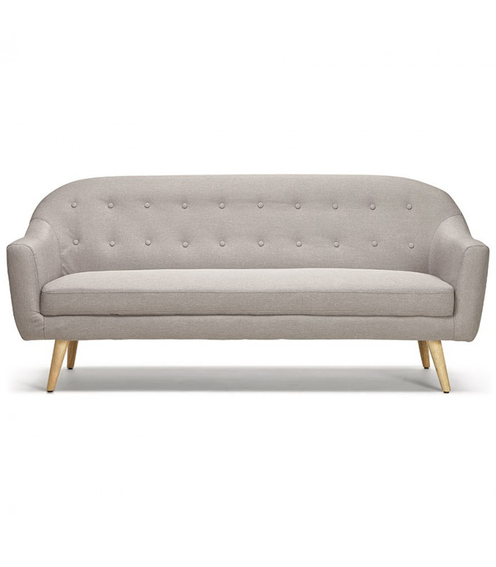 Canapé design gris clair en tissu Altum