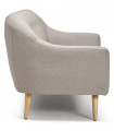 Canapé design gris clair en tissu Altum