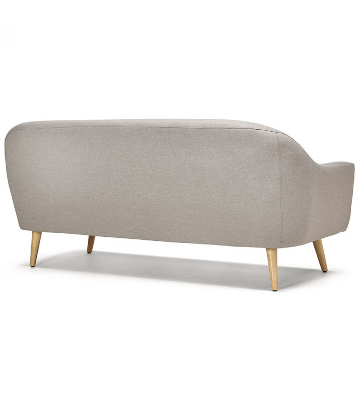 Canapé design gris clair en tissu Altum