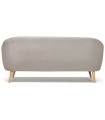 Canapé design gris clair en tissu Altum