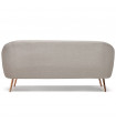 Canapé design gris clair en tissu Altum