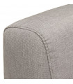 Canapé design gris clair en tissu Altum