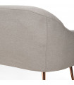 Canapé design gris clair en tissu Altum