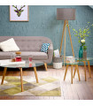 Canapé design gris clair en tissu Altum