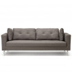 Canapé design gris foncé en tissu Abbey