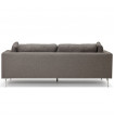 Canapé design gris foncé en tissu Abbey