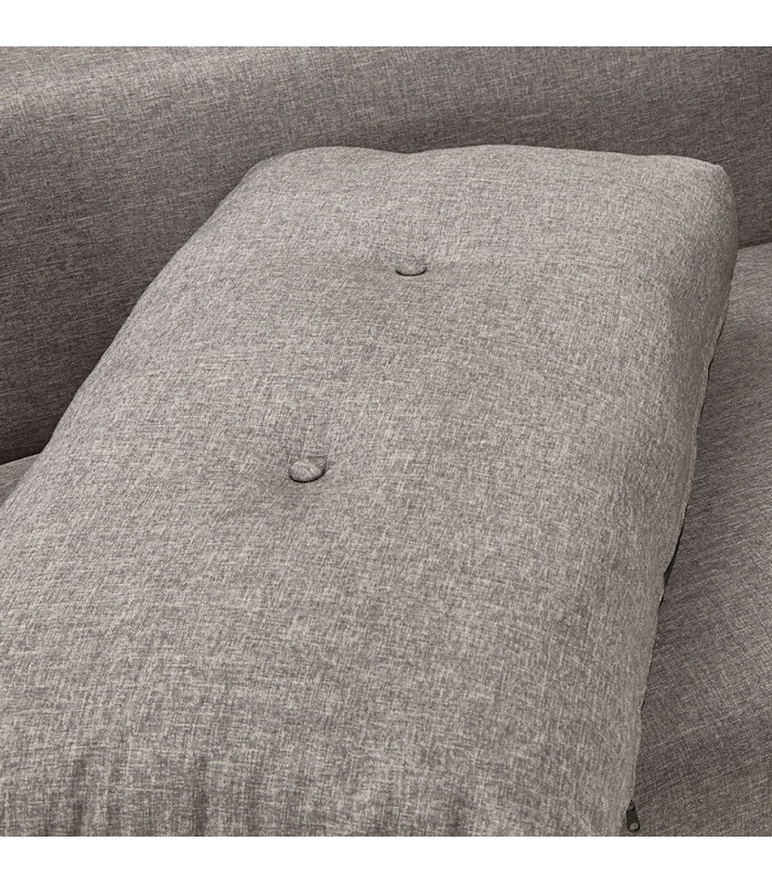 Canapé design gris foncé en tissu Abbey
