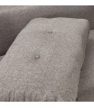 Canapé design gris foncé en tissu Abbey