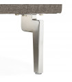 Canapé design gris foncé en tissu Abbey