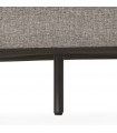 Canapé design gris foncé en tissu Abbey