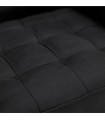 Canapé design noir en tissu Blake Mini