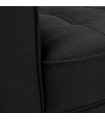 Canapé design noir en tissu Blake Mini