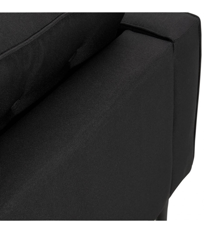 Canapé design noir en tissu Blake Mini