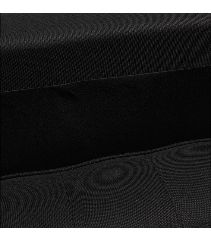 Canapé design noir en tissu Blake