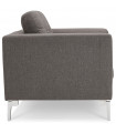Canapé design gris foncé en tissu Abbey Mini